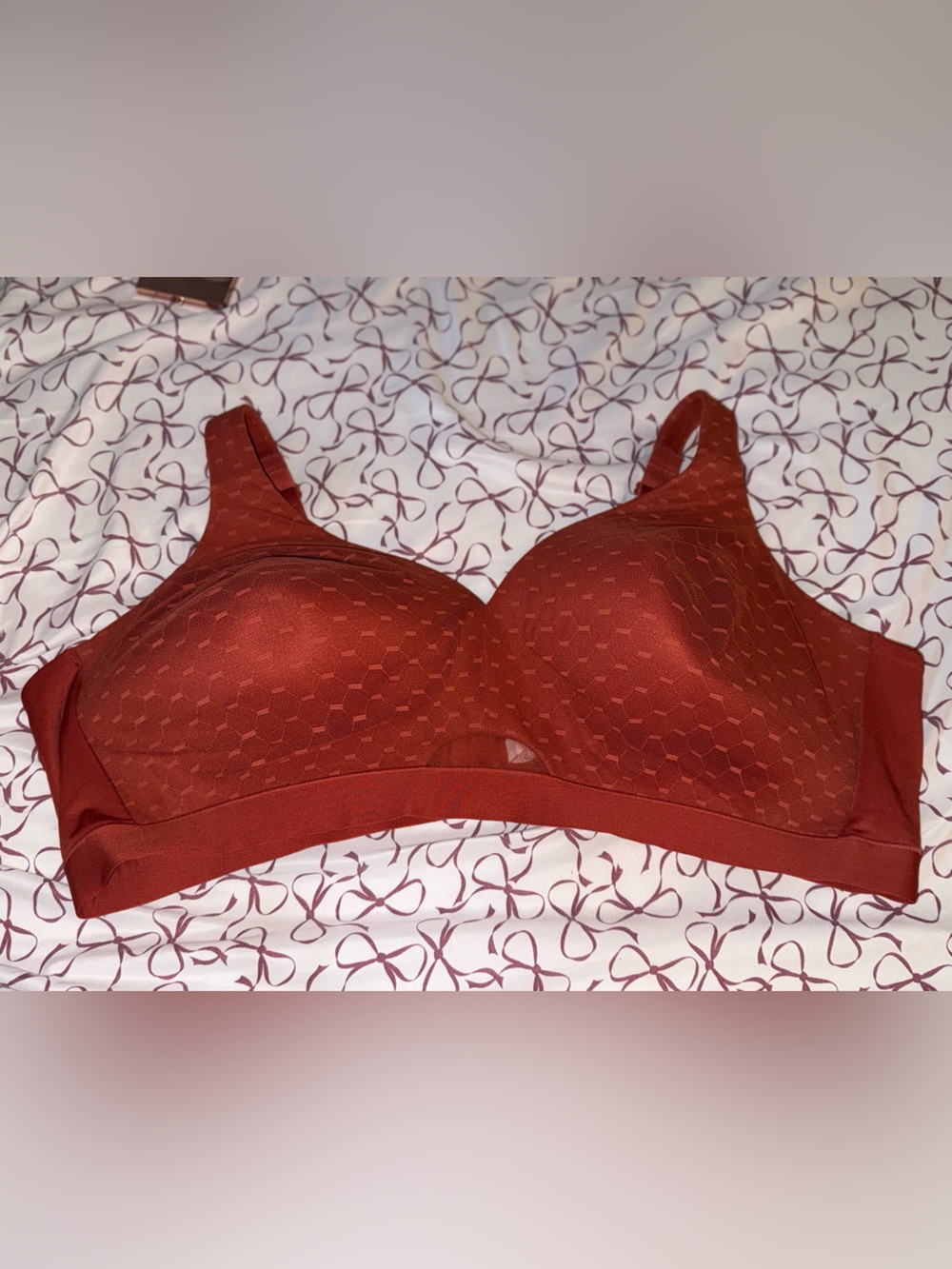 Cacique Seamless Molded Cup Bra - Rust